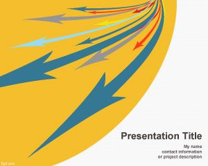 Incoming Arrows PowerPoint Template