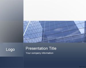 Professional Blue Corporate Office PowerPoint Template