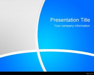 Template Manager, PowerPoint Niebieski