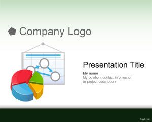 Modelo de informações de PowerPoint corporativo