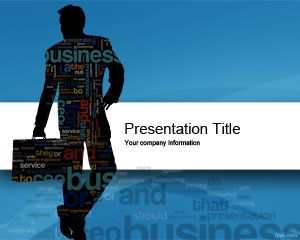 Business Cloud Powerpoint-Vorlage