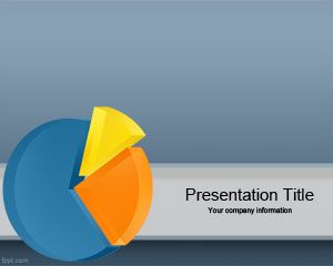 Wykres 3D Powerpoint Template