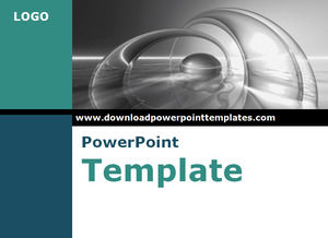 3 D water waves Powerpoint Templates