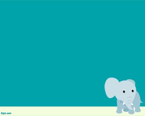 Plantilla de PowerPoint elefante