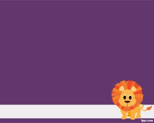 Lion Powerpoint-Vorlage