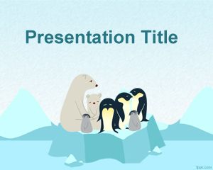 极地的PowerPoint模板
