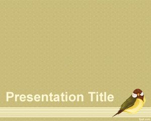 Birdie Powerpoint-Vorlage