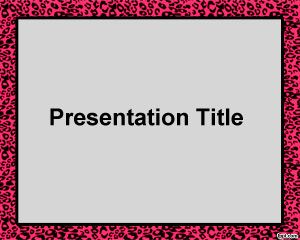 Cheetah Format cadru PowerPoint