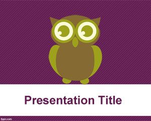 PowerPoint modelo Owl