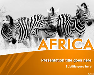 Afrika Powerpoint-Vorlage