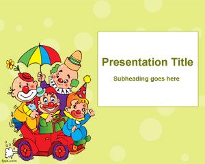Template PowerPoint Kids Party