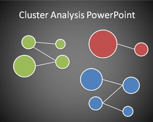 Шаблон Кластерный анализ PowerPoint