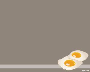 Template Fried Egg PowerPoint