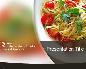 Plantilla PowerPoint de espagueti