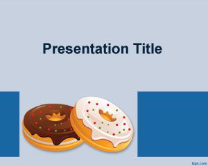 Пончики Шаблон PowerPoint