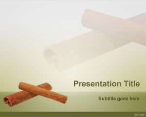 Cinnamon PowerPoint Template