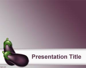Terong PowerPoint Template