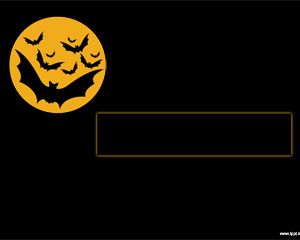 Nietoperze Halloween Szablon programu PowerPoint