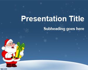 قالب عيد الميلاد لبرنامج PowerPoint