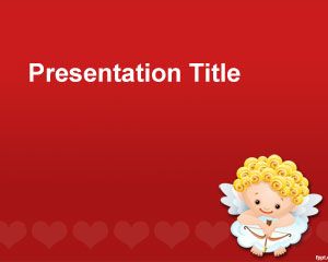 วันแม่แบบ PowerPoint เซนต์วาเลนไทน์