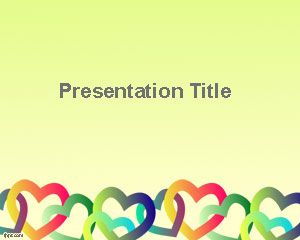 Ücretsiz Sevgililer Günü PowerPoint Şablon