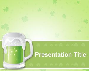 Szablon St Patrick Beer PowerPoint