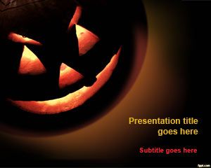 Modelo livre da abóbora de Halloween PowerPoint