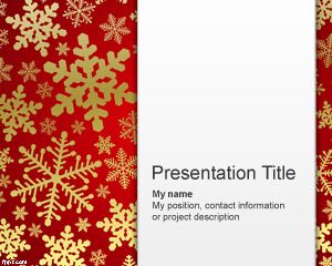 Snowflake PowerPoint Template