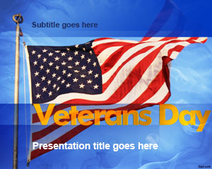 退伍軍人節的PowerPoint模板