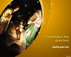 Kelahiran Yesus PowerPoint Template