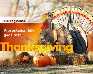 Modèle Thanksgiving Turquie PowerPoint