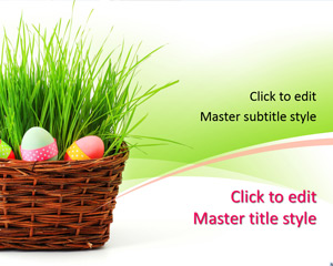 Gratis 2015 Template Easter Eggs PowerPoint