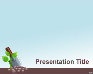 Rosną PowerPoint Template