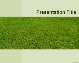 Lawn Yard Powerpoint-Vorlage