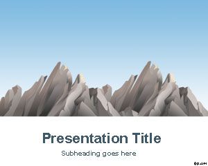 Mountains PowerPoint Template