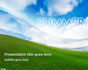 Musim panas PowerPoint Template