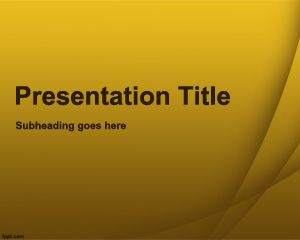 Template Giallo Quiz PowerPoint