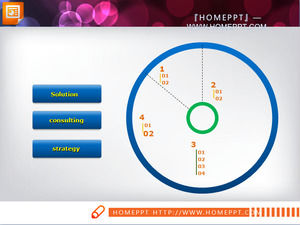 Sebuah sederhana pie chart materi geser Download