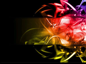 Abstract flame PowerPoint immagine di sfondo scaricare