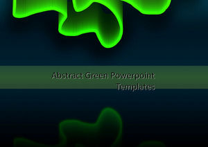 Абстрактные Зеленые шаблоны Powerpoint