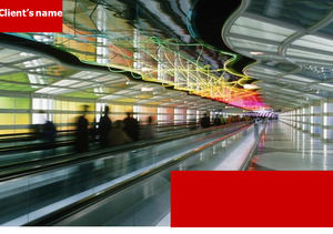 Airport Expressway - Air Transport template ppt