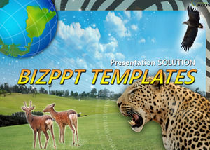 Animal world ppt template