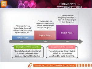 Atmospheric PPT bar graph material