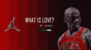 Баскетбольный бренд Jordan Jordan PPT шаблон