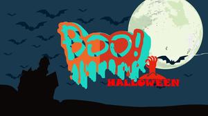 Beautiful and funny Halloween theme PPT template