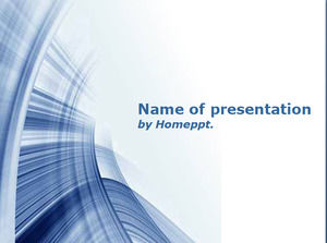 Blue abstract template PowerPoint stile