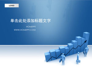 Blu Company Profile PPT Template Scarica