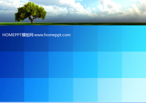 Blue generic business PPT template download