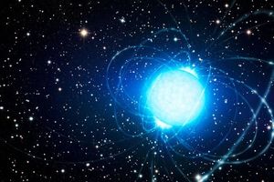 Blaue Nachthimmel kosmische Planeten PPT Hintergrundbild