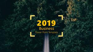 Business summary report general PPT template